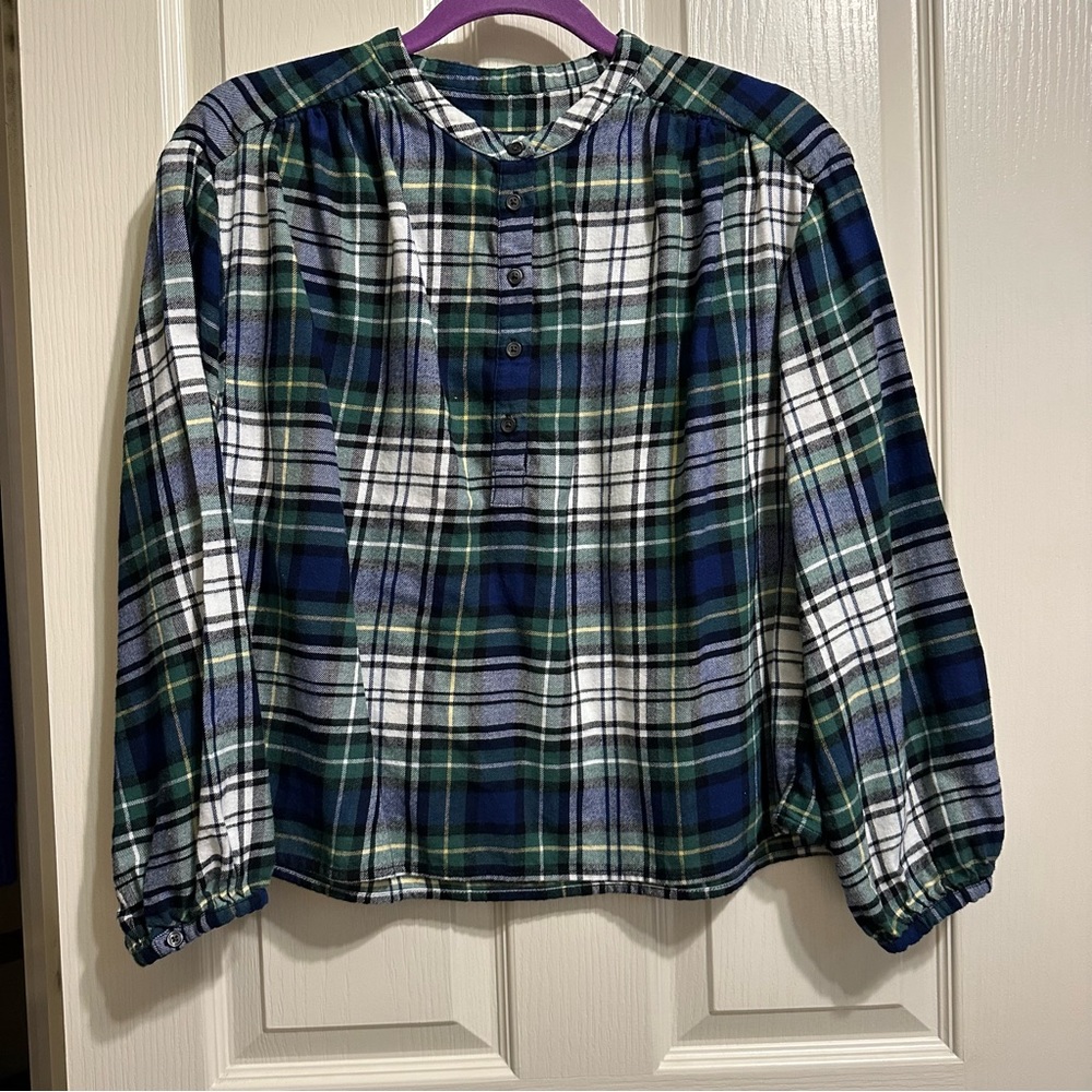 Gap Plaid Tunic Top
